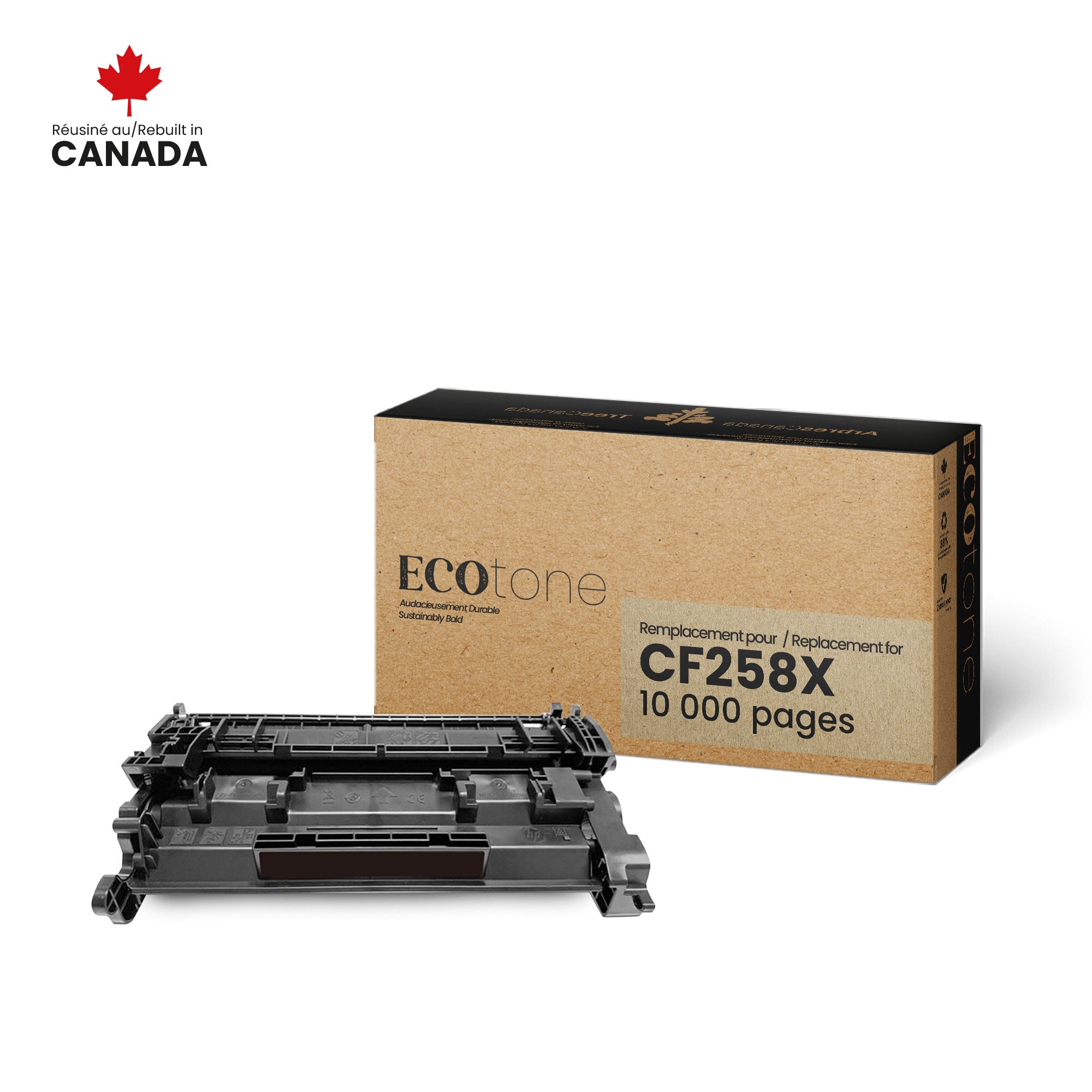 HP CF258X Reman Ecotone 10K (Without toner level)